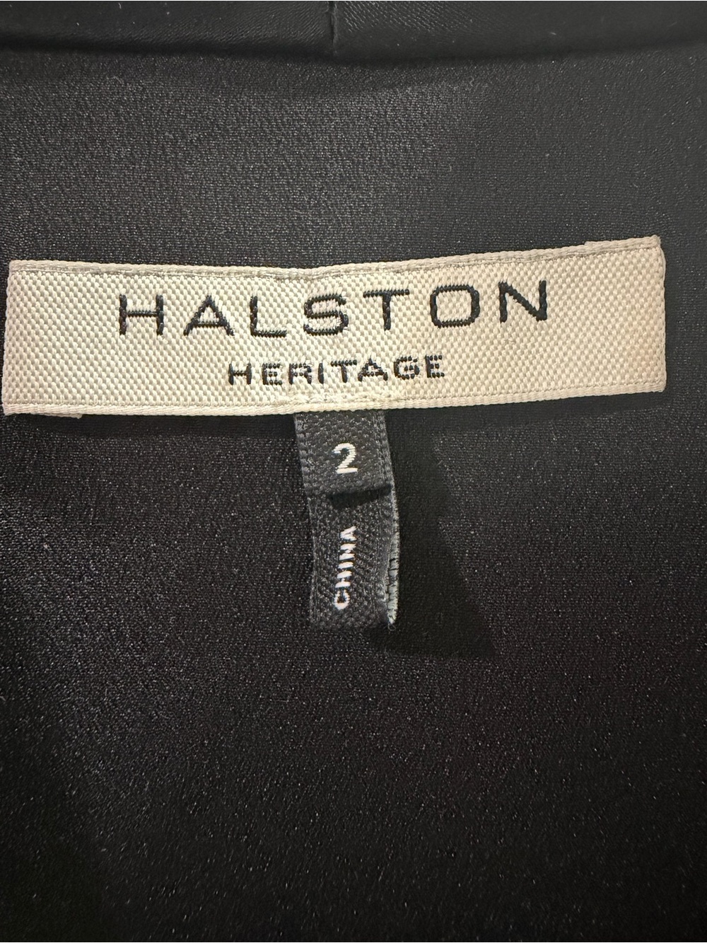 Halston Heritage Women's Black Tuxedo Dress